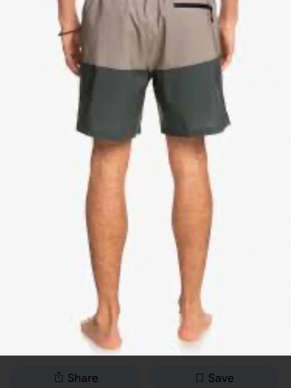 Quiksilver Men's Navy Floral & Gray Swim Trunks 2-Pack